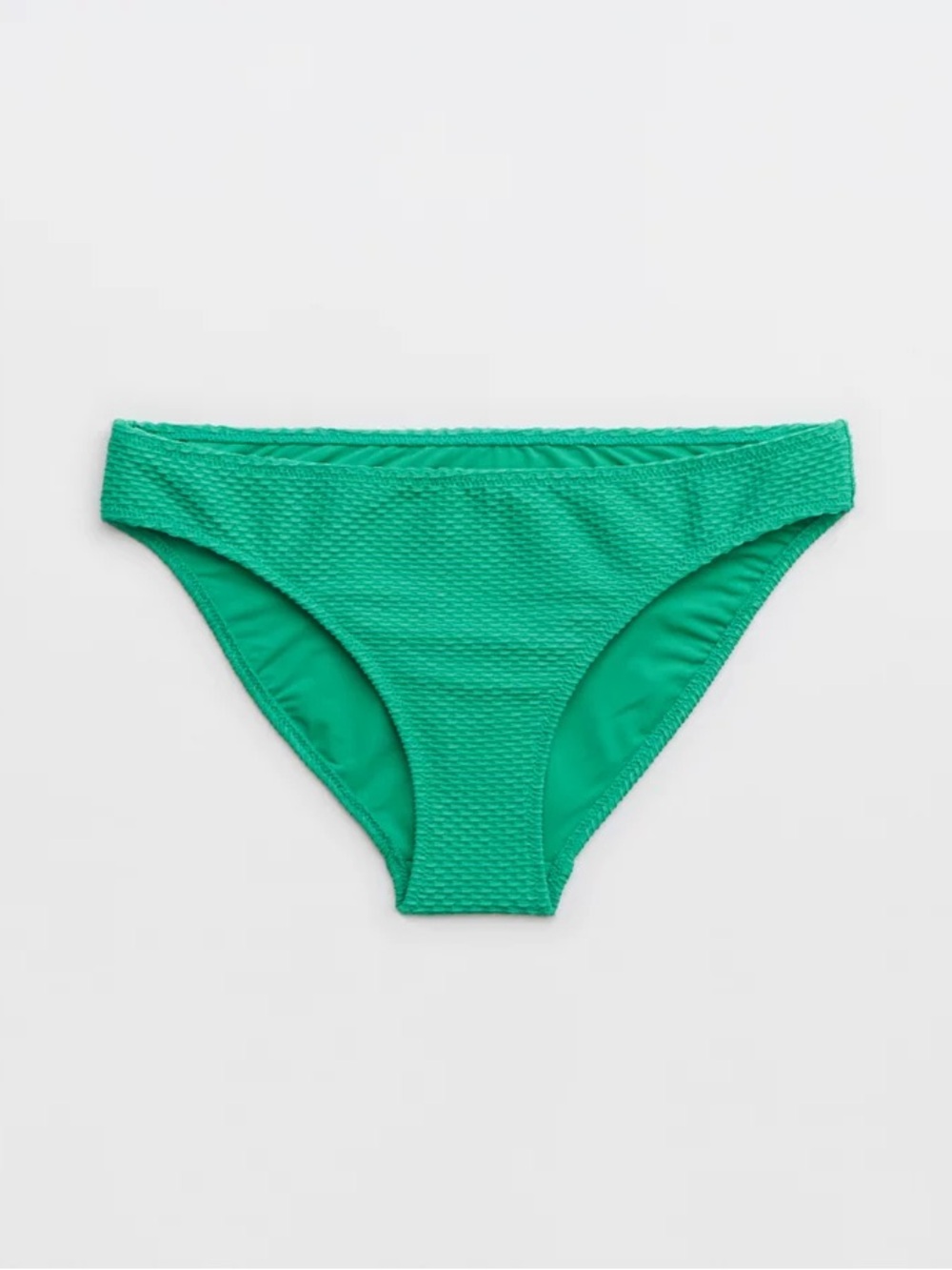 aerie Textured Emerald Green Bikini Set - Picture 8 of 13